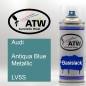 Preview: Audi, Antiqua Blue Metallic, LV5S: 400ml Sprühdose, von ATW Autoteile West.